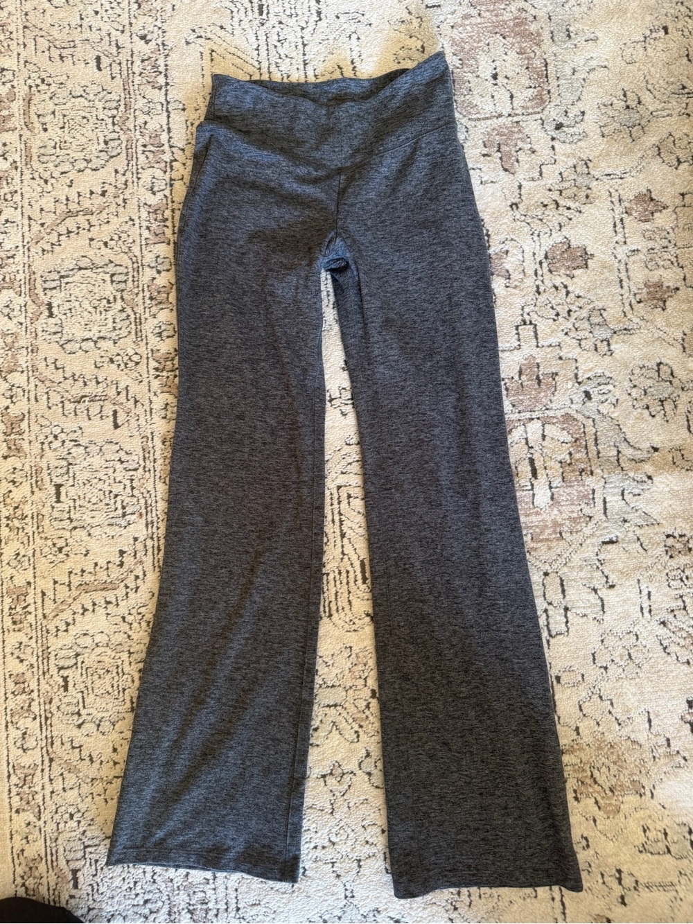 GAPFit Heathered Gray Flare Pants